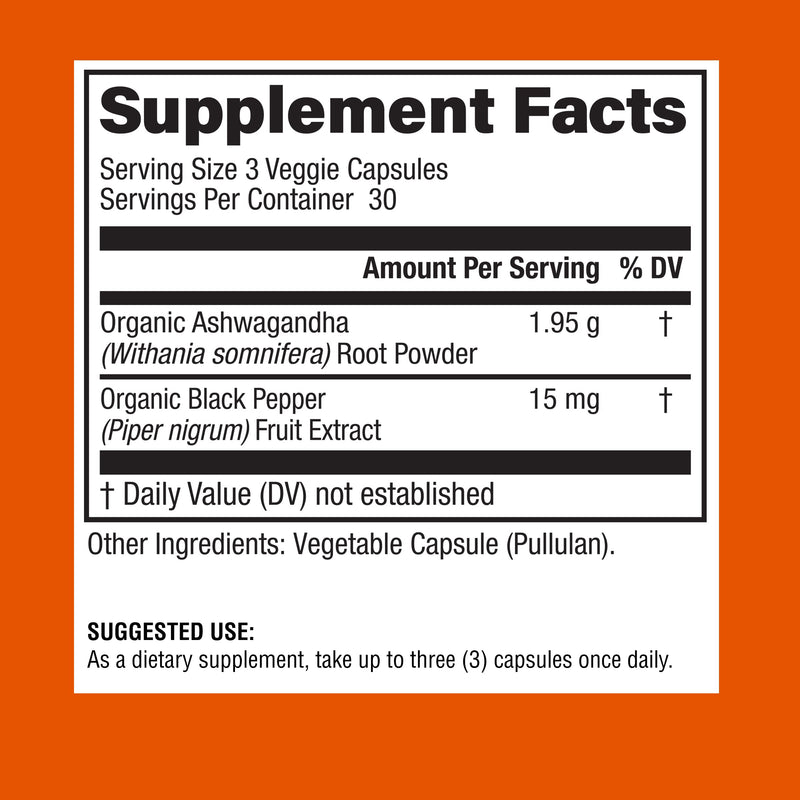 [Australia] - Physician's CHOICE Ashwagandha 1950mg Organic Ashwagandha Root Powder with Black Pepper Extract, Stress Support, Mood Support Supplement, 90 Veggie Ashwagandha Capsules - 2 PCK 