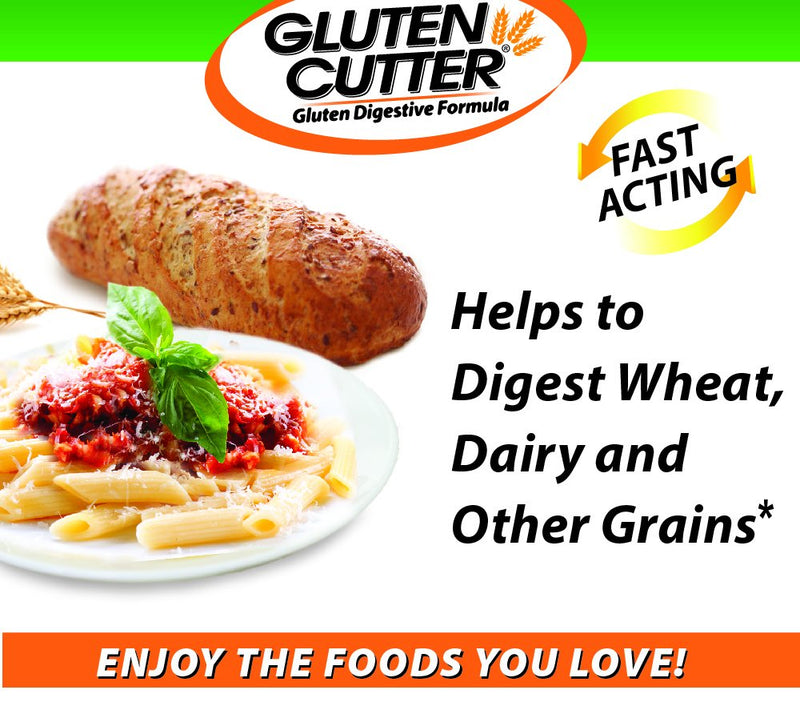 [Australia] - Healthy Digestives Gluten Cutter Enzyme Formula - Helps Improve Your Bodies Gluten Digestion and Assist in Breaking Down Wheat, Dairy and Other Grains - Capsules - 30 Servings 