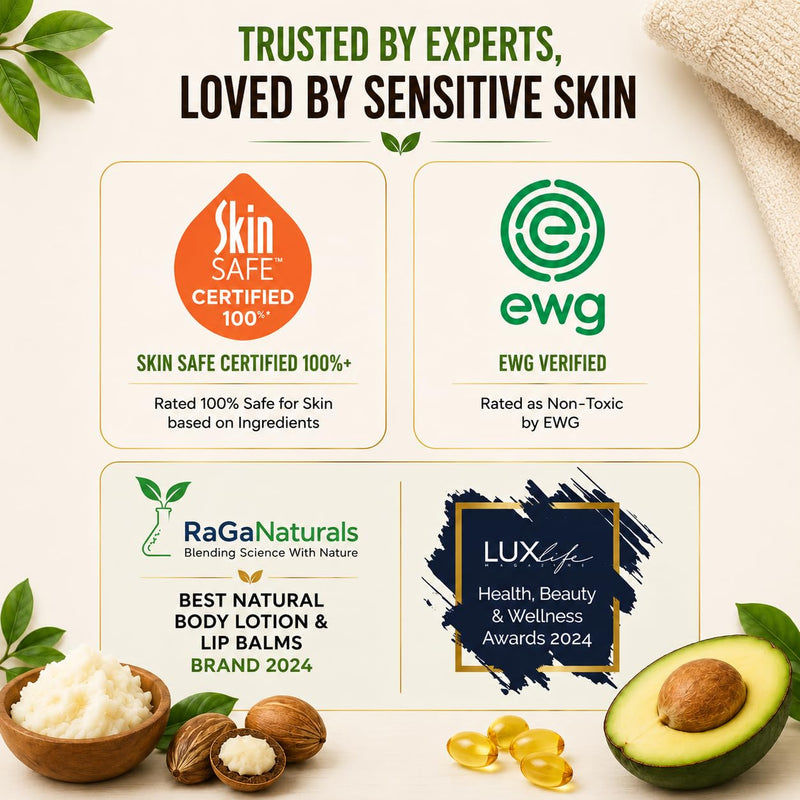 RaGaNaturals Unscented Shea Butter Lotion - for Extremely Dry Skin - Hand & Body Lotion - Hydrating Natural Non-Toxic Formula, Avocado Oil & Vitamin E, Fragrance Free - Women, Men, Kids & Baby - 16 Oz 16 Fl Oz (Pack of 1)