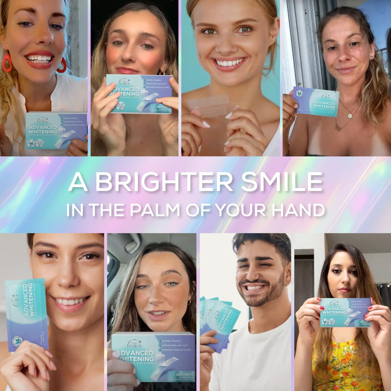 [Australia] - Venus Visage Teeth Whitening Strips 28 White Strips (14 Pack), Dental Kits, Teeth Whitening Strip Kit, Reduced Sensitivity White Strips Teeth Whitening, Whitening Strips Kit (Mint) 