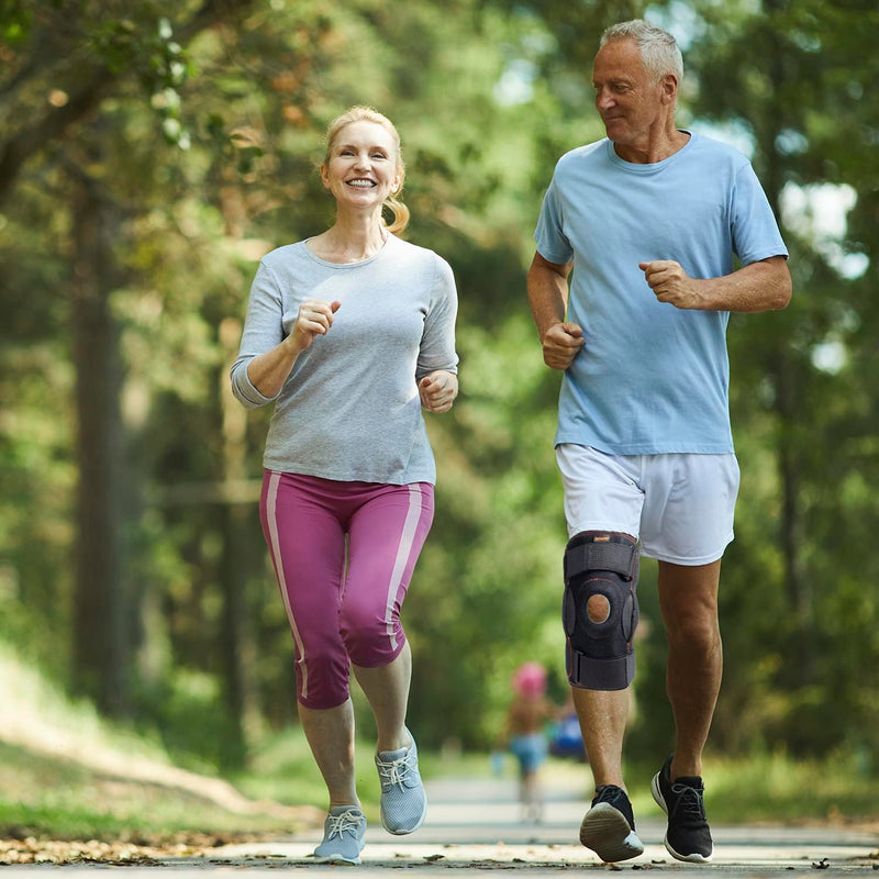 [Australia] - Thx4COPPER knee support, knee bandage, adjustable knee pads with patella gel pads and double-sided side stabilizers, knee orthosis support for ACL, sports, running M 