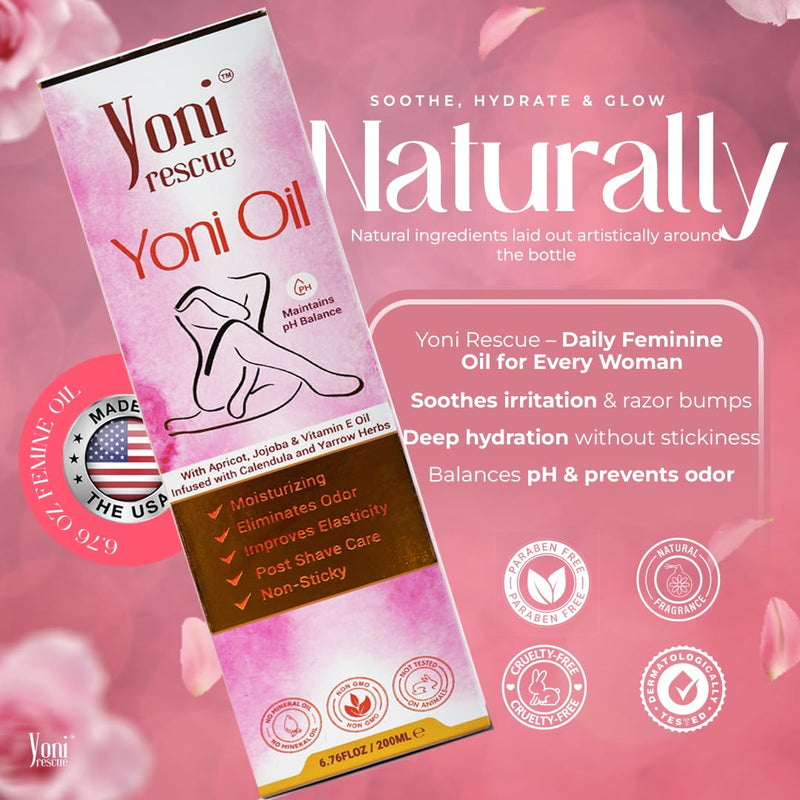 [Australia] - Yoni Oil For Women | Made in USA with Apricot, Jojoba, Vitamin E oil | Daily Moisturizing All Natural Feminine care Oil for Dark Spots, Ingrown Hair | pH Balance | Eliminates Odor | 8 oz | Vanilla Vanilla Sugar 