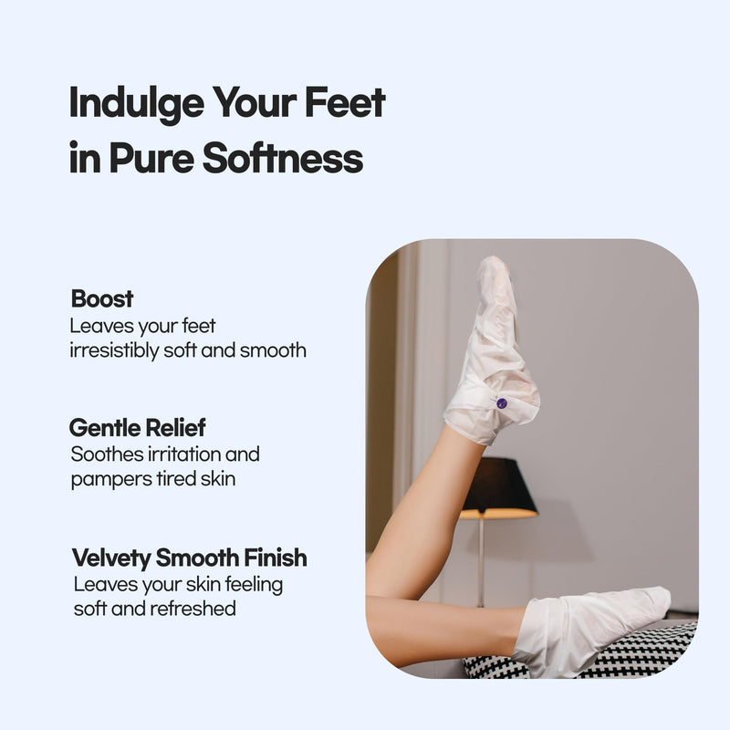 [Australia] - Epielle Intensive Repairing Hand & Foot Masks (6 Gloves & 6 Socks), Repair and Moisturize Dry Hands & Cracked Heels with Coconut Oil & Milk Extract, Korean Skin Care, Spa Self Care Gifts for Women Glove & Socks-12pk 
