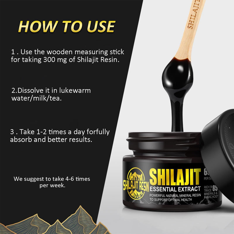 [Australia] - Shilajit Resin Himalayan 50g - Natural Shilajit Resin Original Maximum Strength 600mg for Men Women 