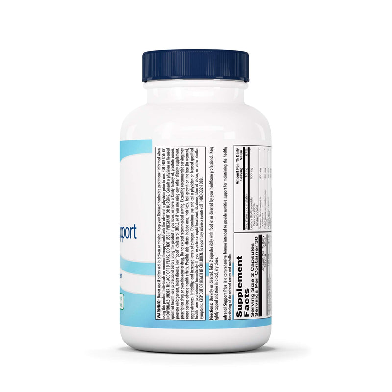 Nutra Biogenesis Adrenal Support Supplement for Women & Men, 60 Capsules | Adrenal Complex with Pregnenolone, DHEA & Herbs for Daily Calm, Energy & Focus