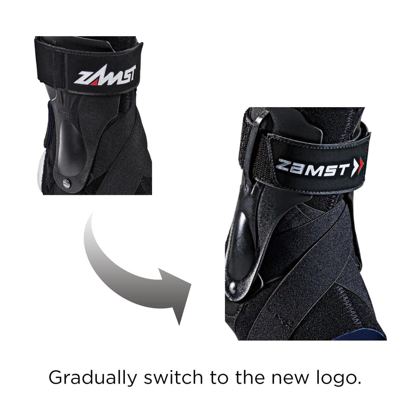 [Australia] - Zamst A2-DX Sports Ankle Brace with Protective Guards For High Ankle Sprains and Chronic Ankle Instability-for Basketball, Volleyball, Lacrosse, Football-Black, Size, Right and Left Specific Medium - Right Black 