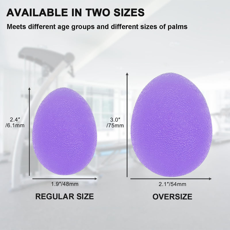 [Australia] - Stress Balls for Adults, Hand Exersicers for Strength, Squeeze Balls for Senior Hand Therapy, Set of 2 Hand Exersice Balls for Hand, Finger and Wrist Training…… Oversize 
