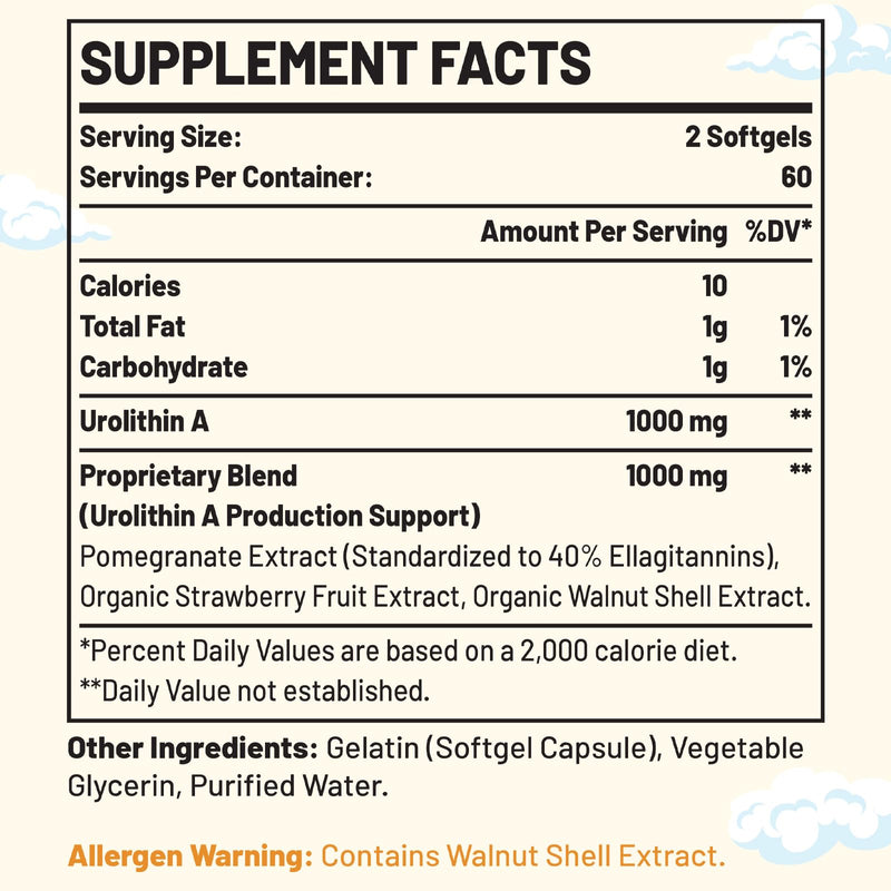 [Australia] - Urolithin A Supplement 1 Bottle‚Äî 2000MG 