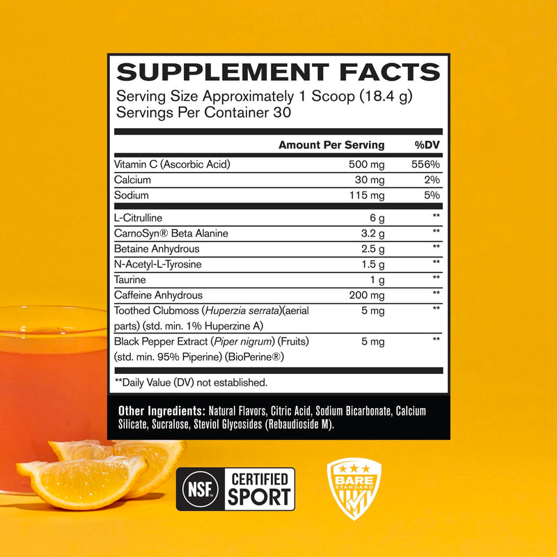[Australia] - BARE PERFORMANCE NUTRITION BPN Flight Pre Workout, Supports Energy and Mental Focus, Improved Endurance & Muscle Pumps with CarnoSyn¬Æ Beta Alanine, Pink Lemonade, 30 Servings 