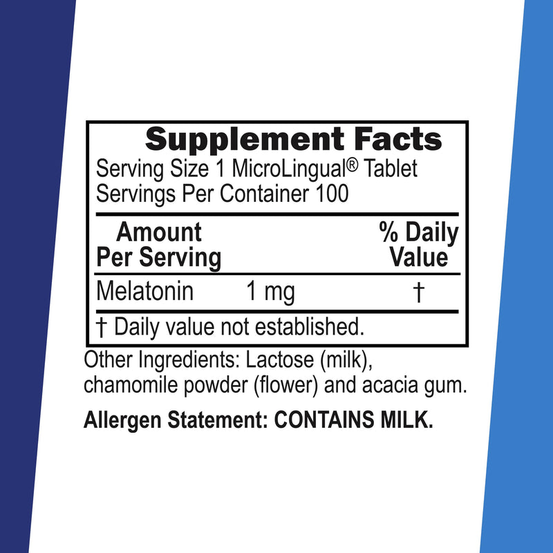 Superior Source Melatonin 1 mg - Healthy Sleep Support Supplement for Adults - Melatonin Formula with Chamomile Aids Relaxation & Restful Sleep - 100 Sublingual Dissolving Tablets | Chamomile-Infused Melatonin Formula for Fast-Acting, Natural Sleep Sup...