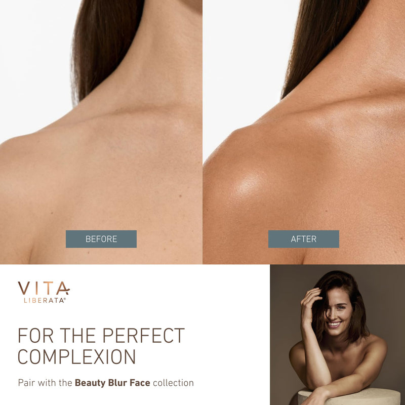 [Australia] - Vita Liberata Body Blur, Leg and Body Makeup. Skin Perfecting Body Foundation for Flawless Bronze, Easy Application, Radiant Glow, Evens Skin Tone, New Packaging Medium 