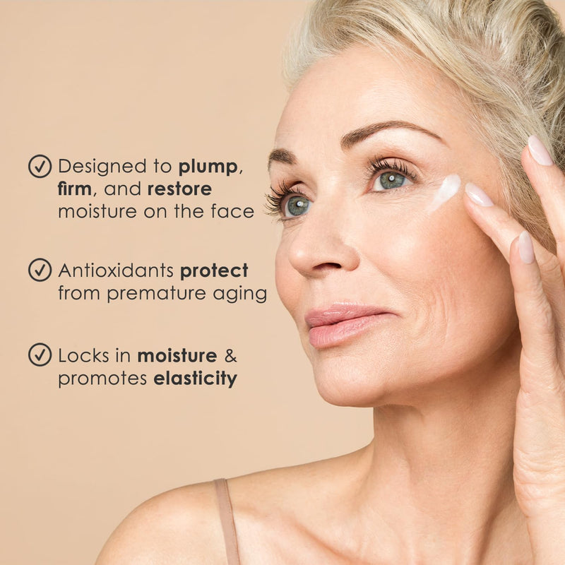 BODY FIRM Crepe Erase Facial Repair Treatment, Face Moisturizer, 1.7 FL Oz | Shea Butter, Collagen, Vitamin E, Neck Firming Cream for Wrinkles and Fine Lines, Original Citrus 1.7 Fl Oz (Pack of 1)