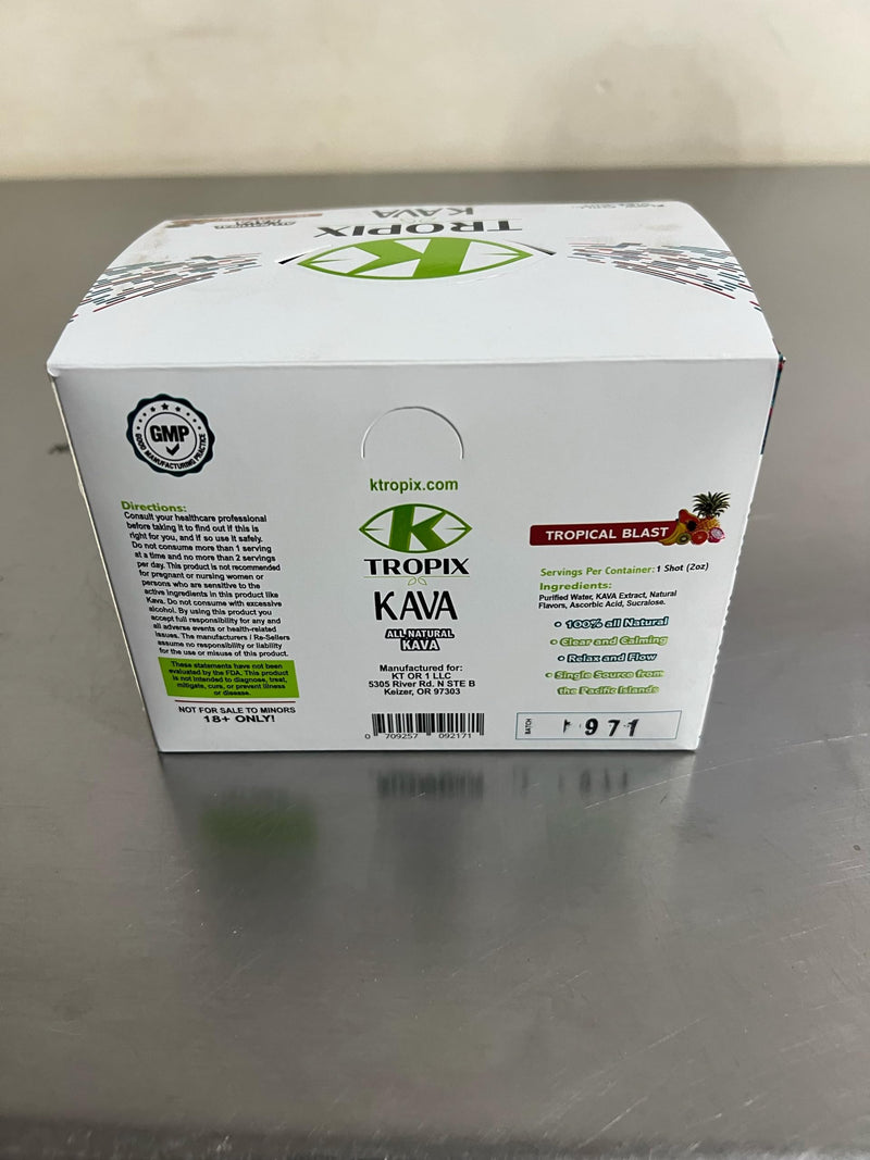 [Australia] - Kava Shot Tropical Blast - Kava Drink - Kava Root Extract Supplement - Alcohol Replacement Drinks - 1 Pack 2 Fl Oz (Pack of 1) 