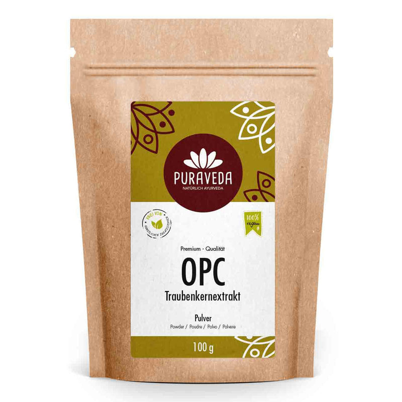 [Australia] - OPC grape seed extract powder 100g - 95% OPC - high-dose premium quality - without additives - from ripe, red grapes - controlled and bottled in Germany 