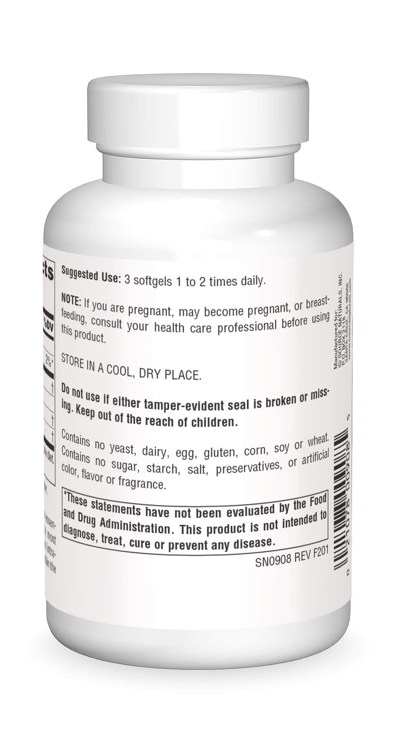 [Australia] - Source Naturals Evening Primrose Oil - Hexane-Free - 500mg - GLA Yield: 50 mg - Cold-Pressed - 180 Softgels 1 