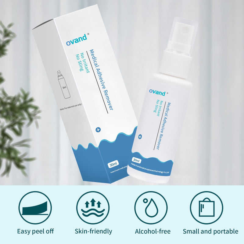 [Australia] - Medical Adhesive Remover Spray - 1 oz.No-Sting Ostomy Adhesive Remover Spray : Adhesive Remover for Skin,Ostomy,Mastectomy,Adhesive Tape 1 Bottles 