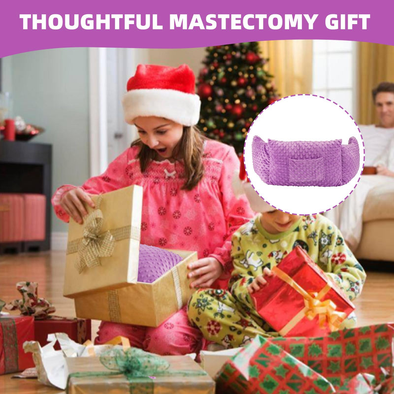 [Australia] - Mastectomy Pillow, Mastectomy Recovery Supplies for Heart Surgery, Breast Cancer, Reduction & Augmentation Patients Sleeping, Recovery Protection After Surgery Gifts Pink 