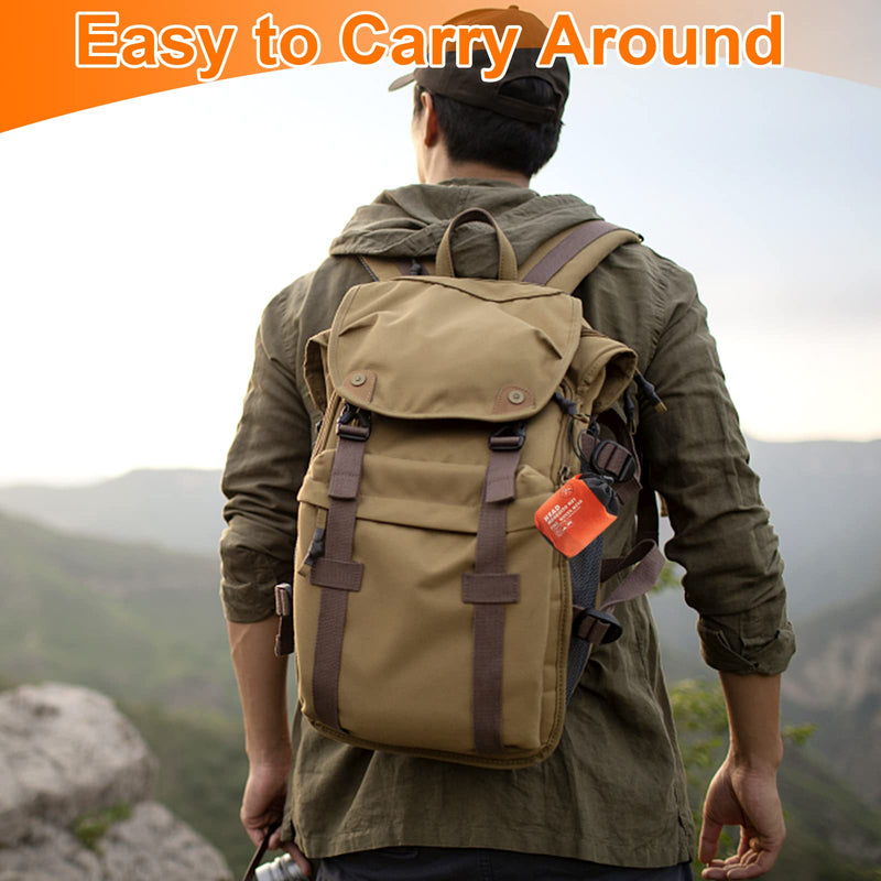 [Australia] - Benvo Mosquito Head Net Mesh, Face Neck Fly Netting Hood from Bugs Gnats Noseeums Screen Net for Any Outdoor Lover- with Carry Bags Fits Most Sizes of Hats Caps (2pcs, Grey, Updated Big Net) Gray 