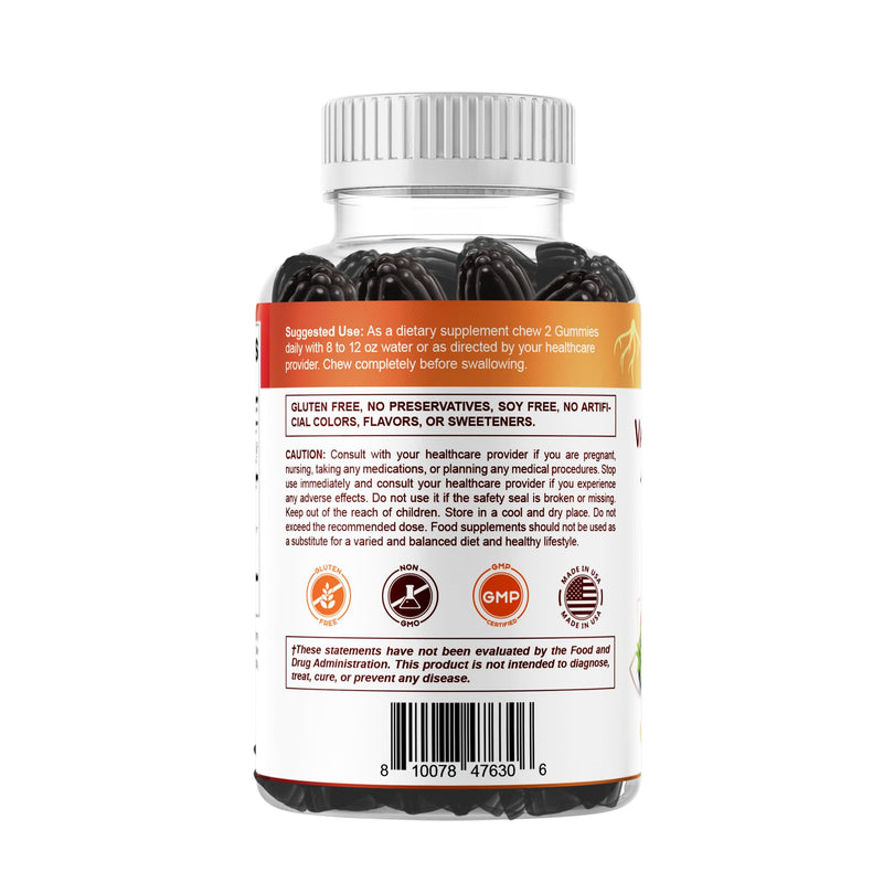[Australia] - Vitamatic Valerian Root Chamomile Gummies ‚Äì 6000 mg Equivalent Per Serving ‚Äì Mixed Berry Flavor ‚Äì 60 Gummies ‚Äì Non-GMO, Gluten-Free ‚Äì 30 Servings 