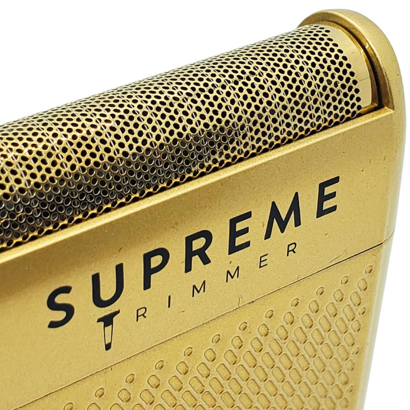 Supreme Trimmer Solo Single Foil Shaver for Pocket | 150 Min Runtime Cordless use, Powerful USB-C Mini Travel Razor for Professional & Home use | STF101 Gold