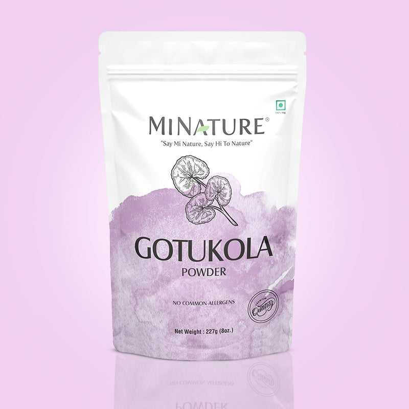 [Australia] - minature Gotu Kola Powder (227g)(8Oz) | 100% Natural Centella Asiatica for Wellness & Skincare| Herbal Powder for Tea, Smoothies & Face Packs 