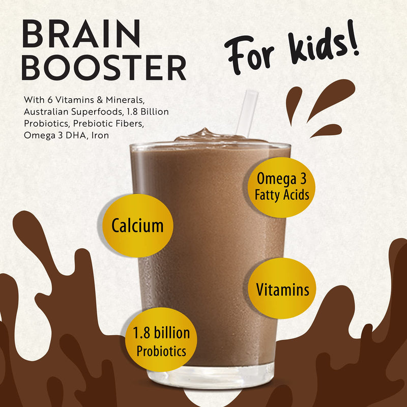 [Australia] - Focus Supplement for Kids Brain Boost - Omega-3 DHA Flaxseed Natural Focus & Attention Supplement for Kids with Attention Challenge Support Kids Focus Vitamins 8.82oz (100g) 
