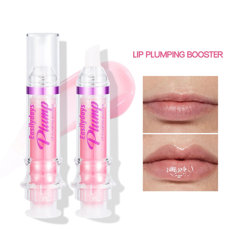 Lip Plumping Booster, Spicy Lip Lipstick, Lifter Gloss, Hydrating, Volumizes & High-Shine Lip Plumping Lip Glass Mirror Lip Glaze Lip Makeup, Plump & Pout Lip Plumper for Women Girls (#02) #02