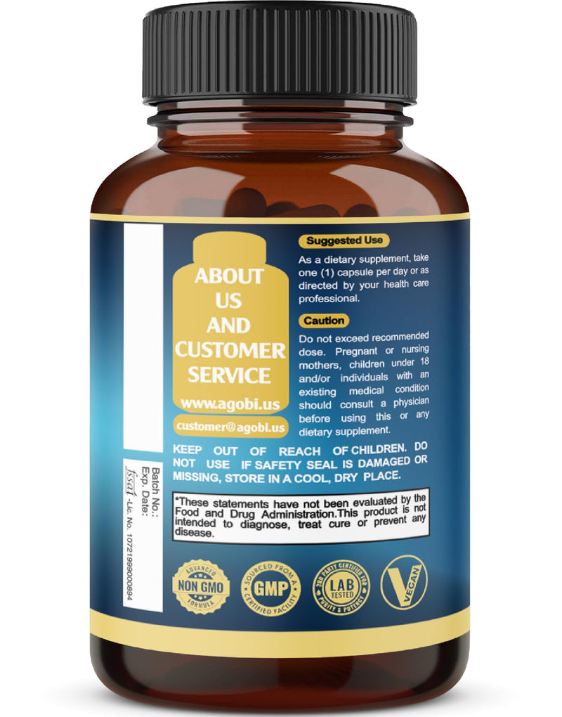 [Australia] - Ashwagandha Extract Capsule - Great Strength - 5in1 Blended Ginger, Turmeric, Rhodiola Rosea & Black Pepper - 90 Capsules for 3 Months - Strength, Spirit & Immune Support 