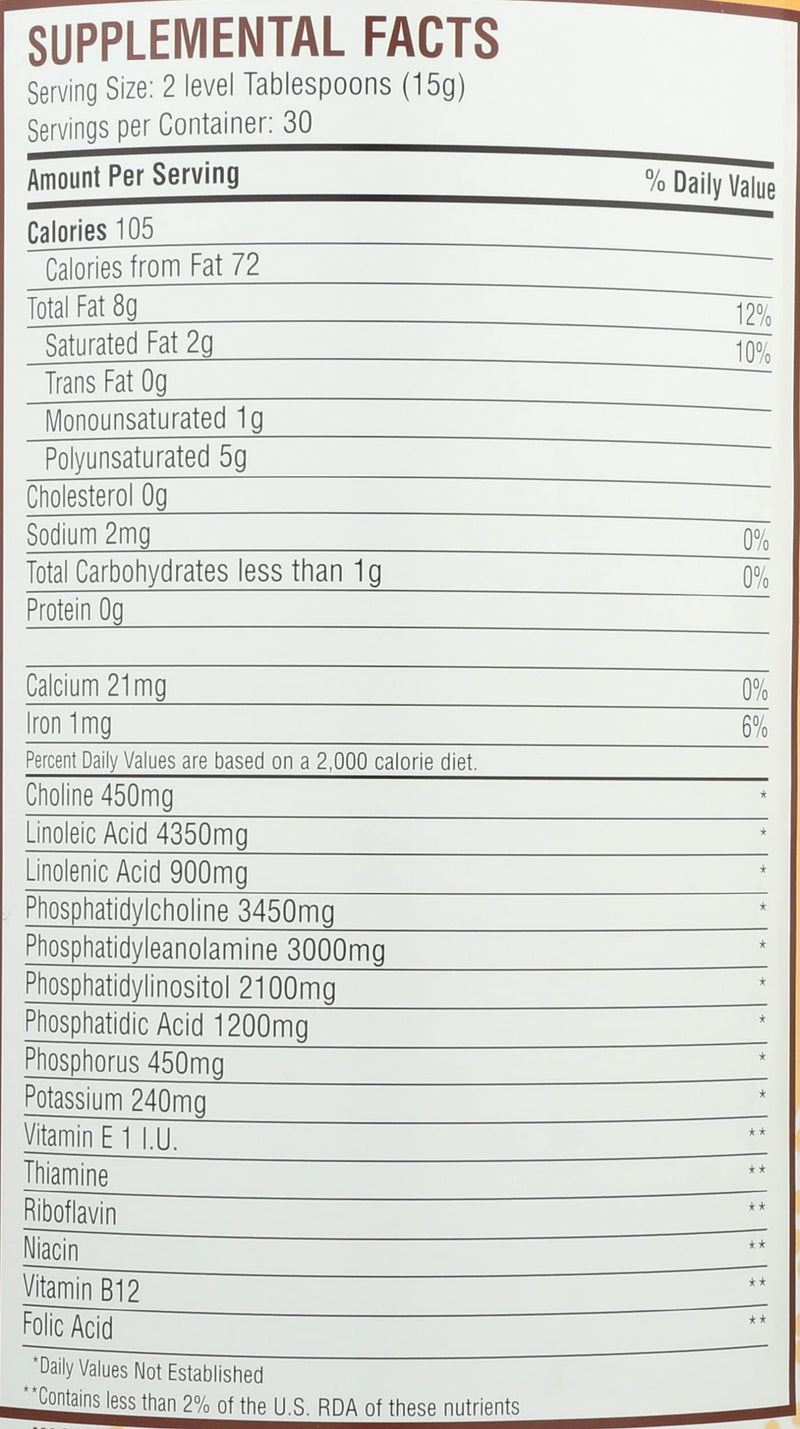 [Australia] - Fearn Natural Foods Lecithin Granules, 16 Ounce (Pack of 1) 