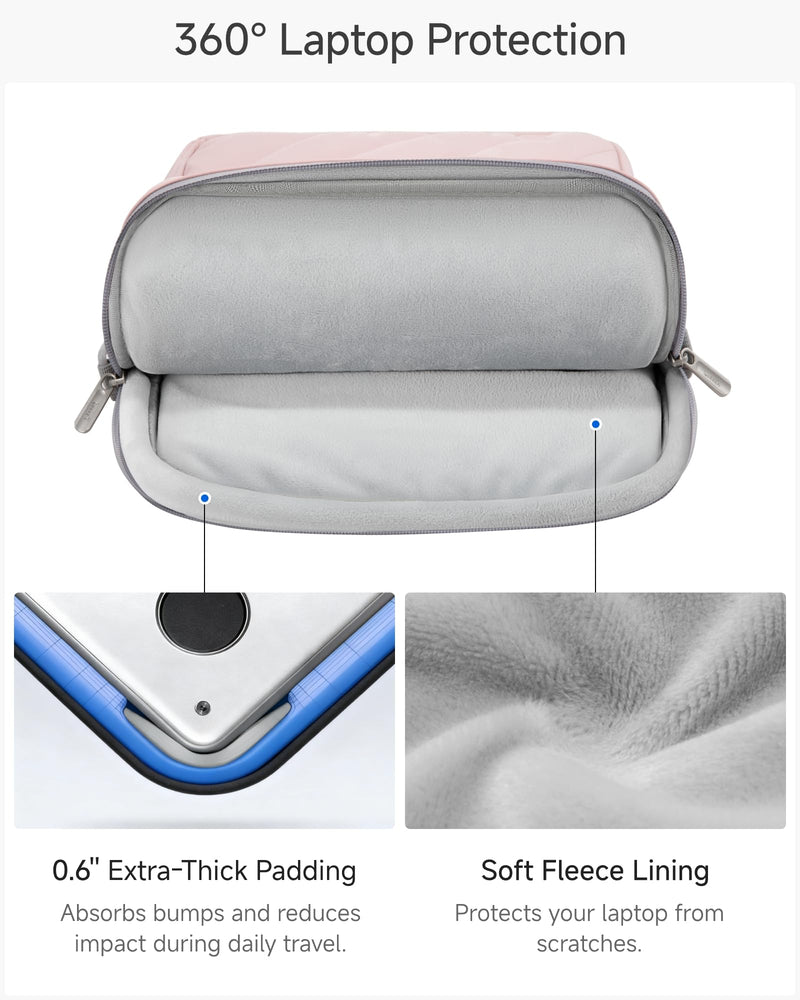 Travel or Daily Secure - TSA Locks and Protective Laptop Sleeve Bag Bundle