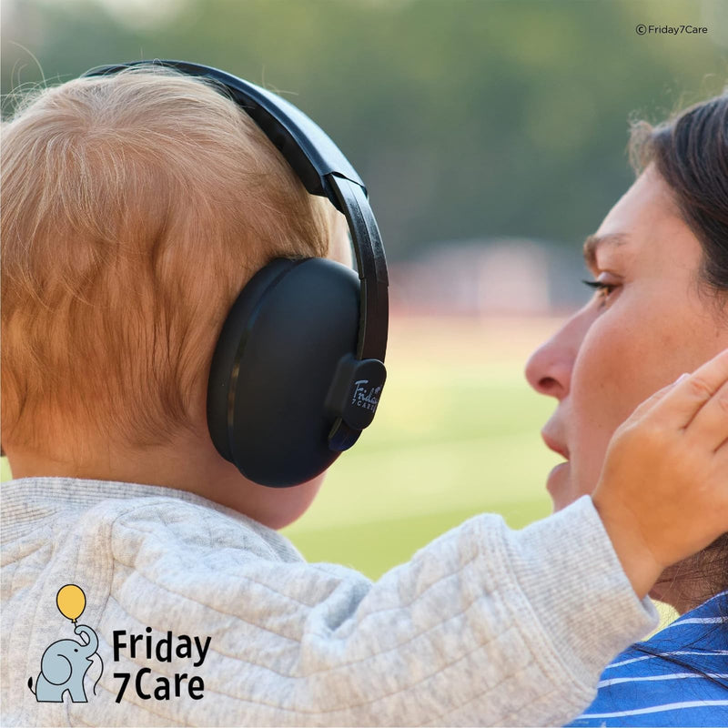 [Australia] - Baby Headphones - Baby Ear Protection | Baby Noise Cancelling Headphones for Ages 0-24 Months, Black 