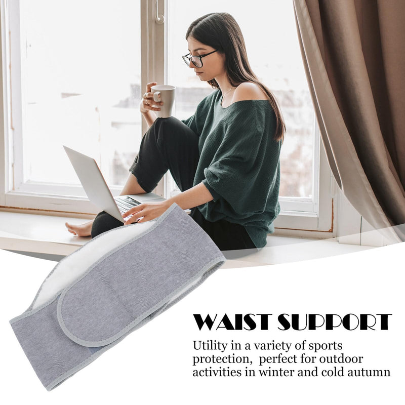 [Australia] - Healifty Kidney Warmer Kidney Protection Back Warmer Heat Belt Elastic Belly Waist Support Size L L (Pack of 1) 