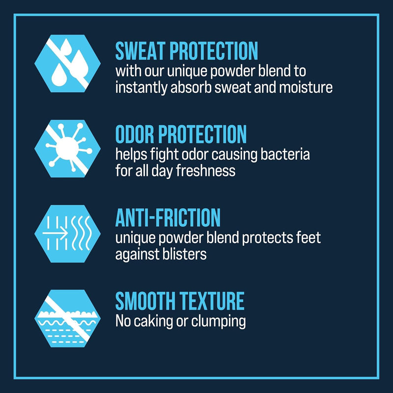 Certain Dri Foot Powder for Men & Women - Talc-Free, Maximum Sweat Absorption & Odor Control - Calamine-Infused Anti-Friction Formula for Sensitive Skin & Long-Lasting Shoe Odor Control - 8 oz 8 Ounce (Pack of 1)
