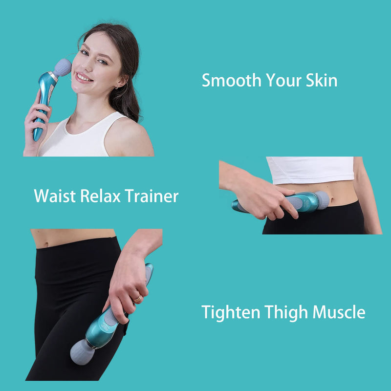 [Australia] - Handheld Personal Massager, Personal Tension Relief, Portable Rechargeable Body Massage Tool, Cordless Wand Massager for Women, Men Full Body Relax, Back Massage Gift Hand Held 
