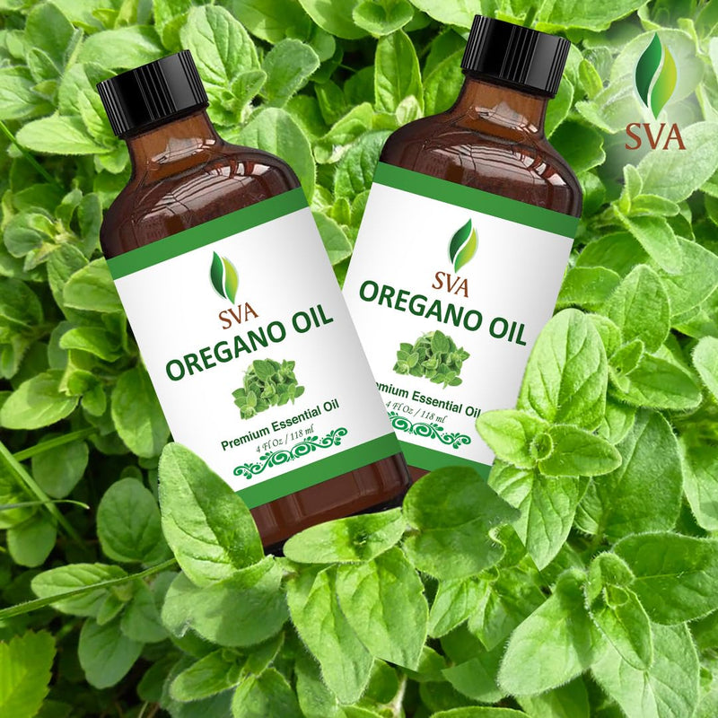 [Australia] - SVA Oregano Essential Oil 4 oz (118 ml) | Very Strong | Premium Essential Oil with Dropper for Diffuser, Dental care, DIY products & Massage 4 Fl Oz (Pack of 1) 
