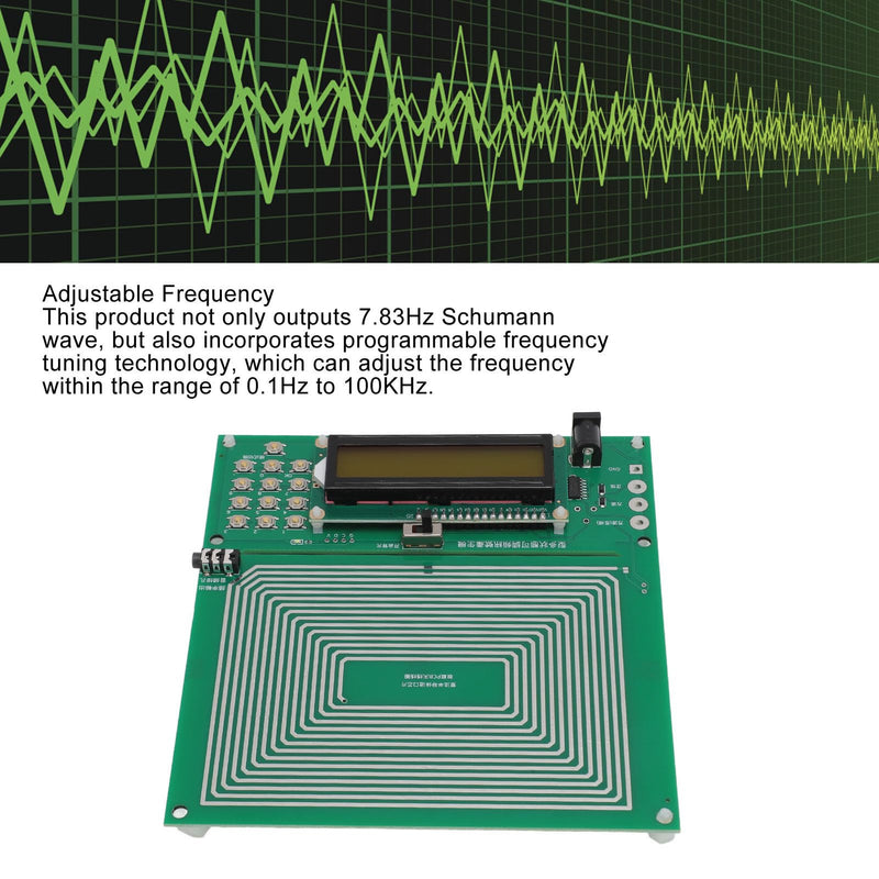[Australia] - Frequency generator, 0.01-100000Hz frequency generators signal generator, adjustable low frequency pulse generator, for sound improvement and sleep aid 