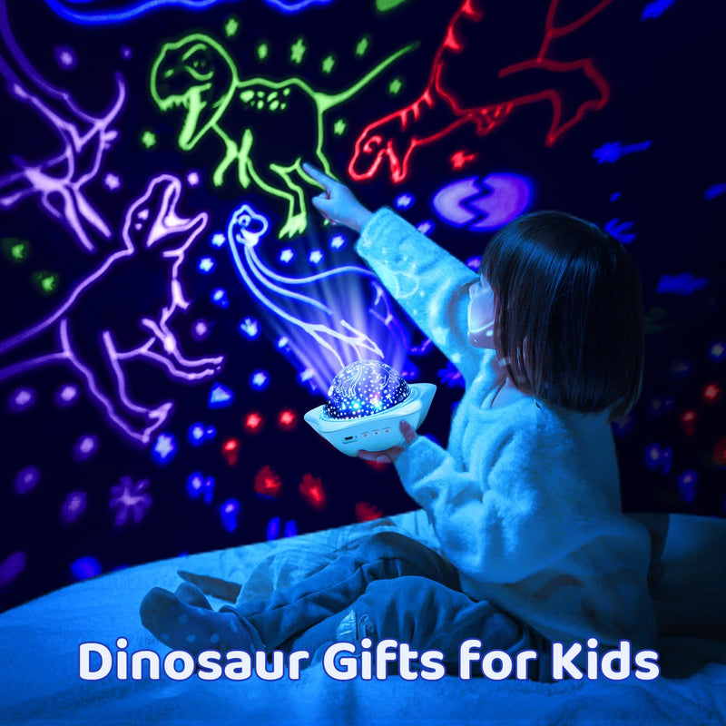 [Australia] - One Fire Night Light for Kids, 96 Lighting Modes Star Projector 360° Rotating+6 Films Kids Night Light Projector,Rechargeable Baby Night Light Ceiling Projector for Bedroom,Kids Gifts&Kids Room Decor Blue 