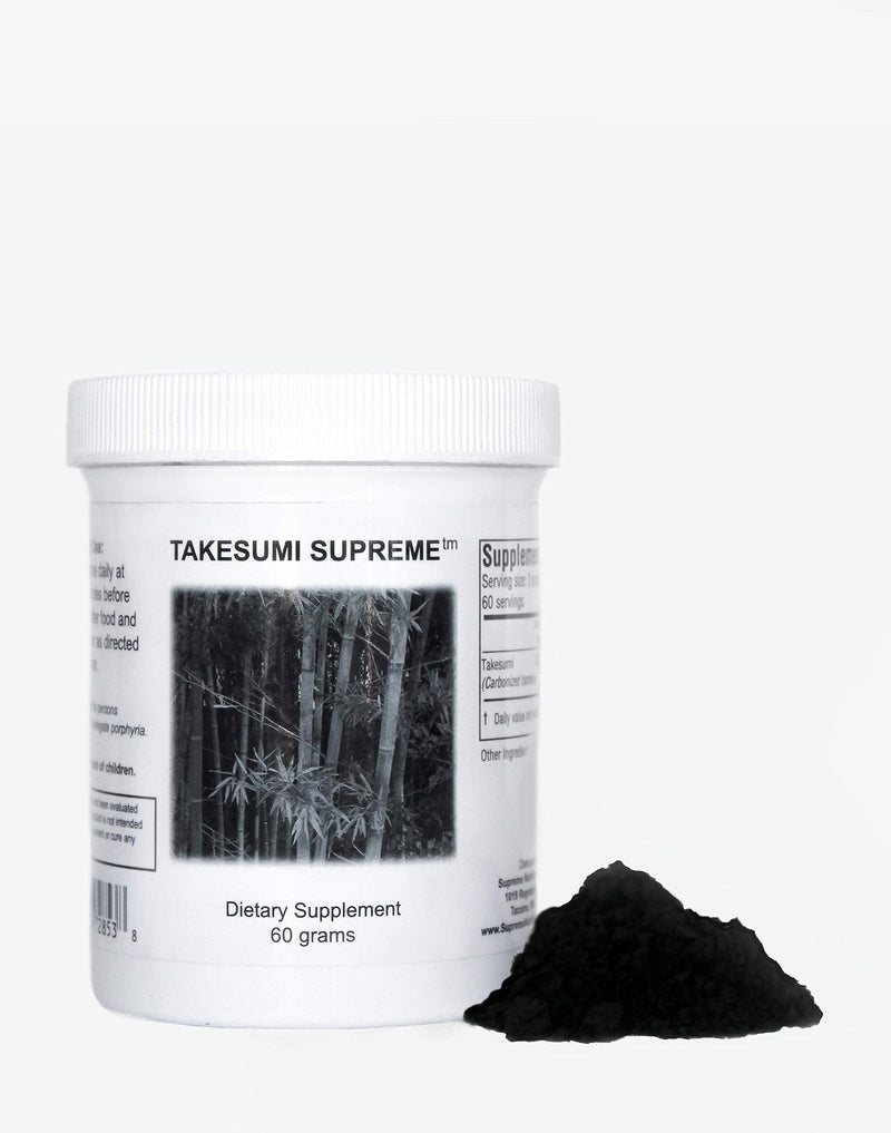 [Australia] - Supreme Nutrition Takesumi, Pure 60 Grams Activated Bamboo Charcoal Powder 