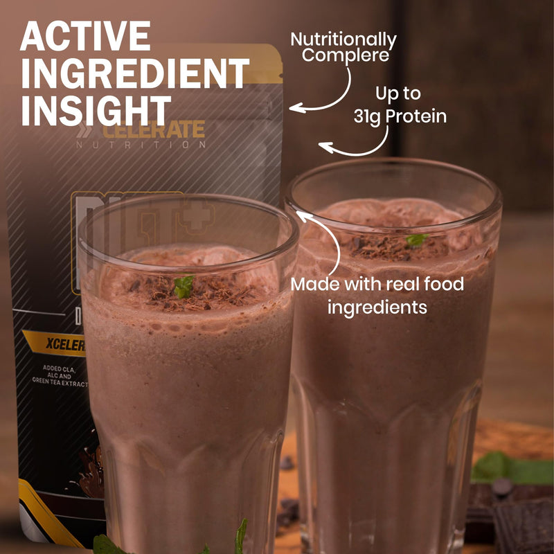 Diet+ Whey Protein 40g Sachets – 30.6g Protein per Serving | High Performance Low Calorie Shake | Strawberry, Chocolate, Vanilla, Banana or Mixed Flavours | Pack of 7, 14 or 20 40 g (Pack of 20)