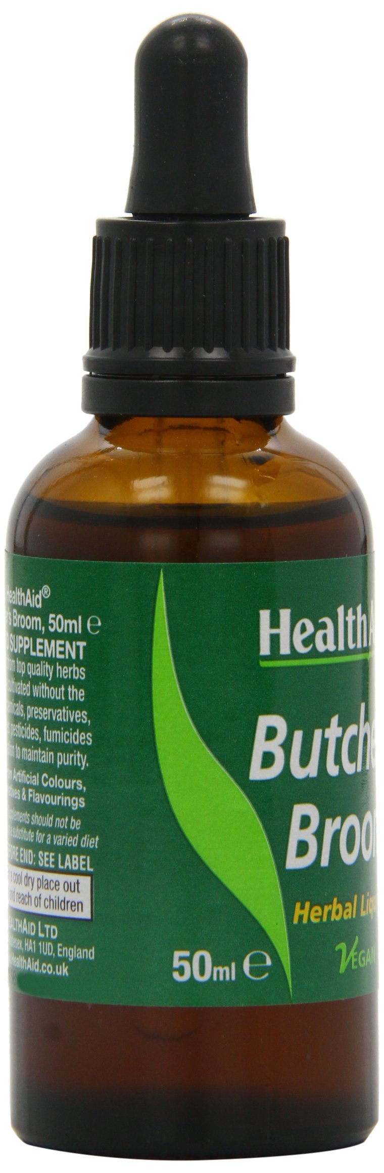 HealthAid Butcher's Broom (Ruscus aculeatus) 50ml Liquid (Pack of 2) 50 ml (Pack of 2)
