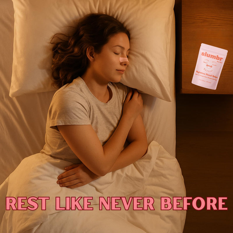 [Australia] - Slumbr Nasal Strips (60 Count) ‚Äì Extra-Strength Grid Adhesive ‚Äì Built for Nighttime Comfort, Clear Breathing & Consistent Sleep Routines (for Her - Pink) For Her (Pink) 