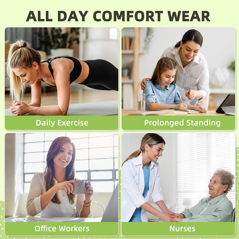 [Australia] - Compression Pantyhose for Women & Men, 2 Pairs 15-20mmHg Medical Graduated Compression Stockings Leggings Medium Open Toe/Black*Beige/2 Pair 