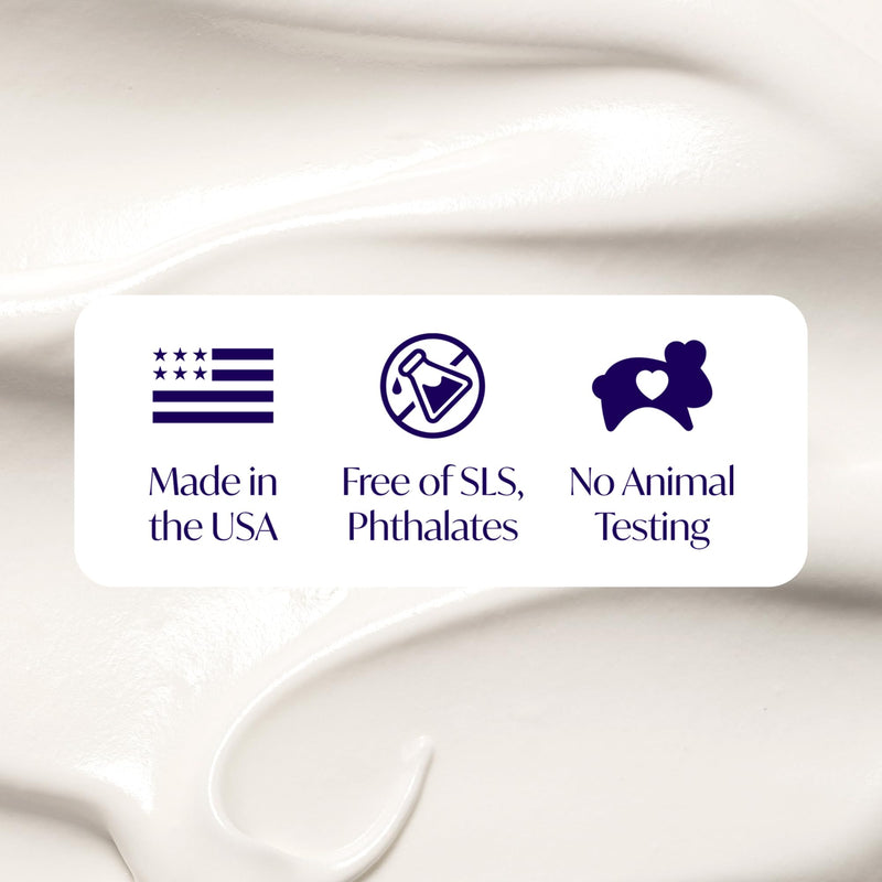 Magnesium Sleep Cream, USA-Made Topical Magnesium Lotion for Sleep | Clean-Ingredient Lavender Lotion for Feet, Nighttime Mag Oil Body Butter, Foot Cream, Relaxing Rub for Muscles, 4oz