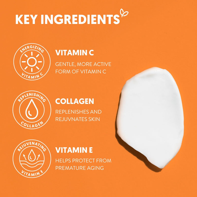 By Nature Vitamin C + Collagen Face Cream Cleanser - 7 oz 7 Ounce (Pack of 1)