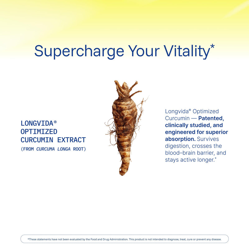 [Australia] - ProHealth Turmeric Curcumin Supplement: 285 Times More Bioavailable- Developed by Neuroscientists. 1000 mg Concentrated Longvida Curcumin Extract Per Serving (60 X 500mg Capsules Per Bottle) 60 Count (Pack of 1) 