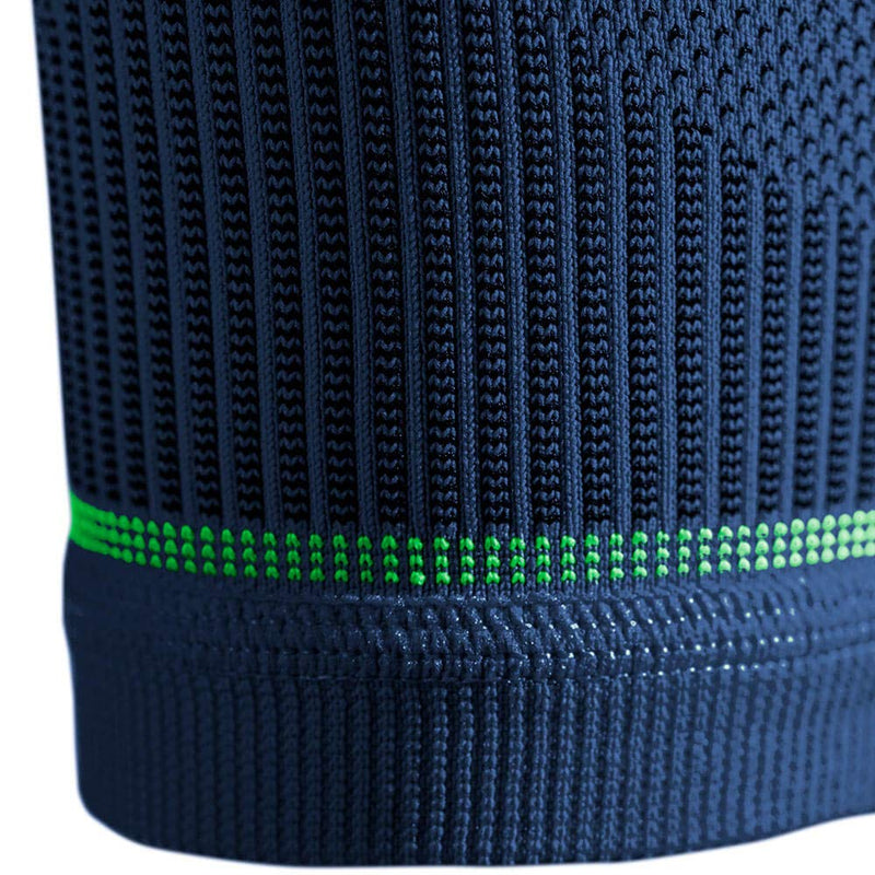 [Australia] - BAUERFEIND Calf Bandage Compression Sleeves Lower Leg, 1 Pair of Leg Warmers Unisex Navy Blue L Long 