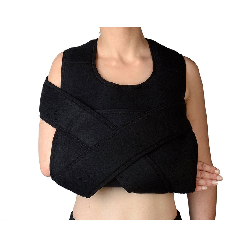 [Australia] - New Soles Medical Arm Sling Shoulder Immobilizing Velpeau Bandage (Adult) Adult 1 Count (Pack of 1) 