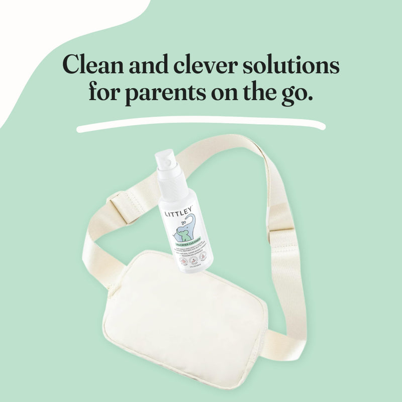 [Australia] - Littley Pacifier & Teether Cleaner with Hypochlorous Acid, Non-Toxic & Alcohol-Free, Gentle Formula for Cleaning Baby & Toddler Essentials, 2oz Travel-Size Spray Bottle 2 Fl Oz (Pack of 1) 
