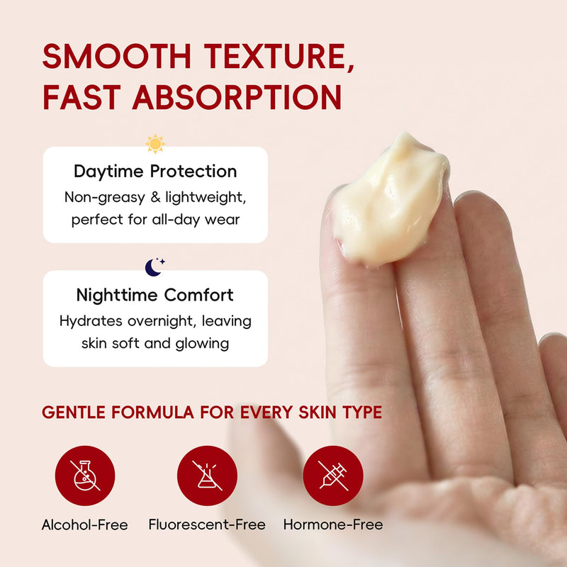 Turmeric Saffron Face Cream, Deep Hydration Cream with Turmeric & Saffron Flower Extract, Multi-Effect Moisturizer Revives Skin's Radiance & Vitality, Easily Absorbed, Smooths Fine Lines Turmeric Saffron Face Cream
