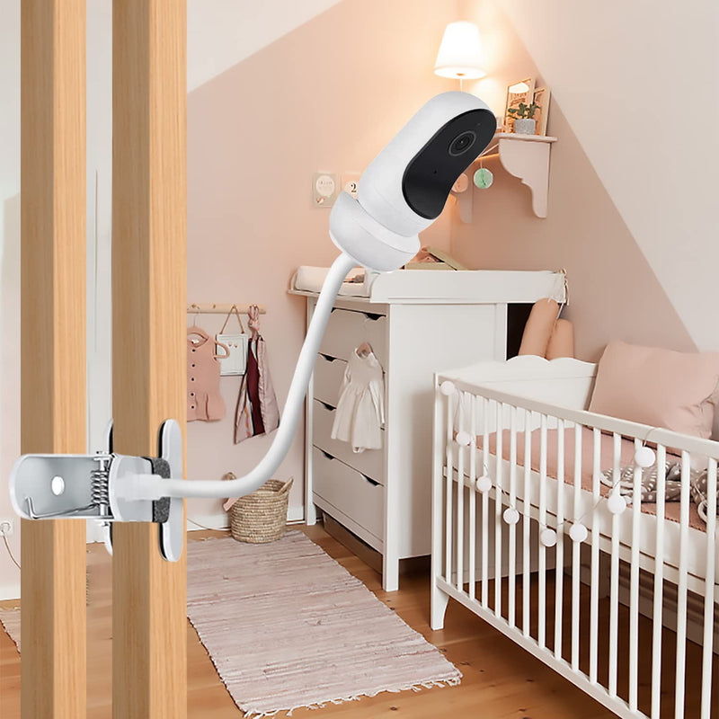 [Australia] - Baby Monitor Mount, Compatible with Owlet Cam/Duo & Other Cameras, 15.7in Flexible Clip, Wall Mount, Metal, Adjustable 